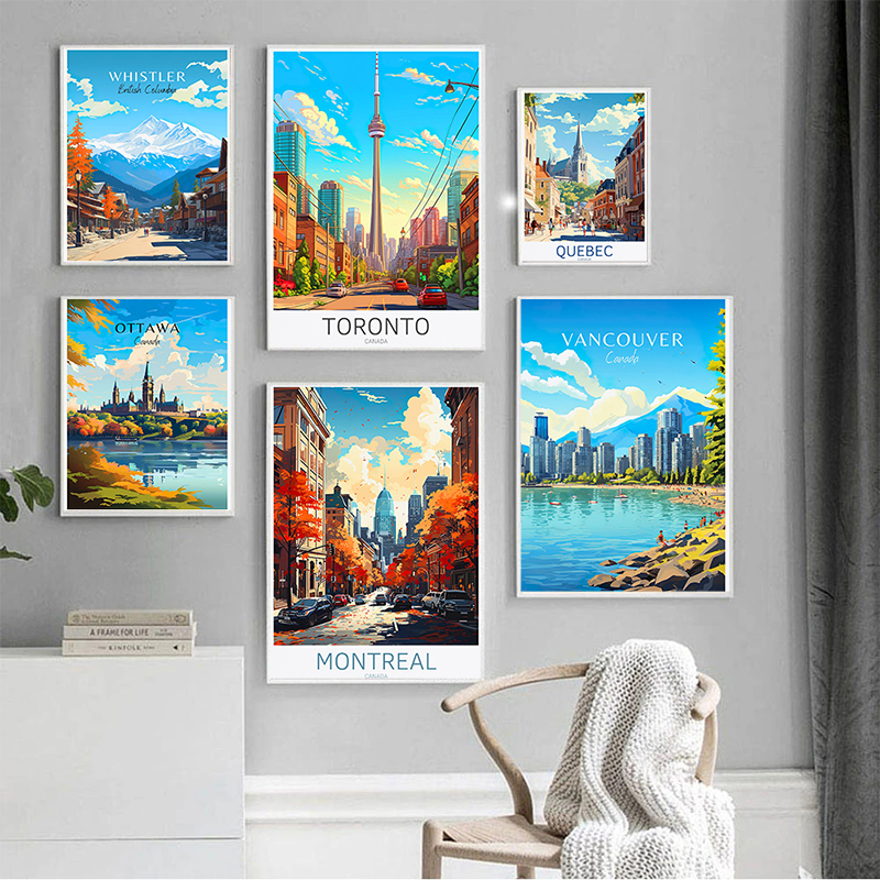 Home Decor Canada - Canvas Painting Wall Art Picture Ottawa