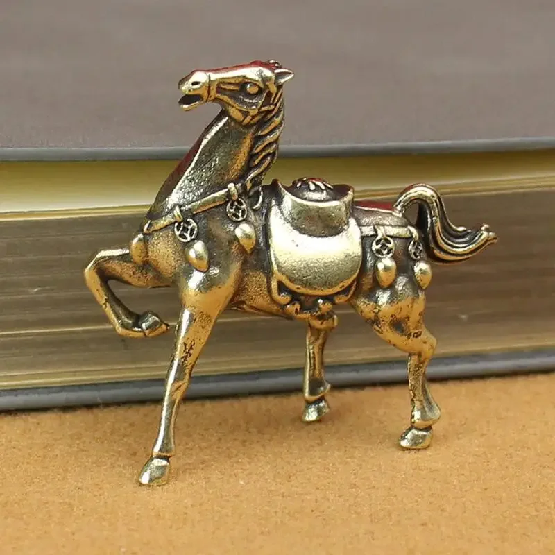 Home Decor Enthusiast - Brass War Horse Small Ornament Home