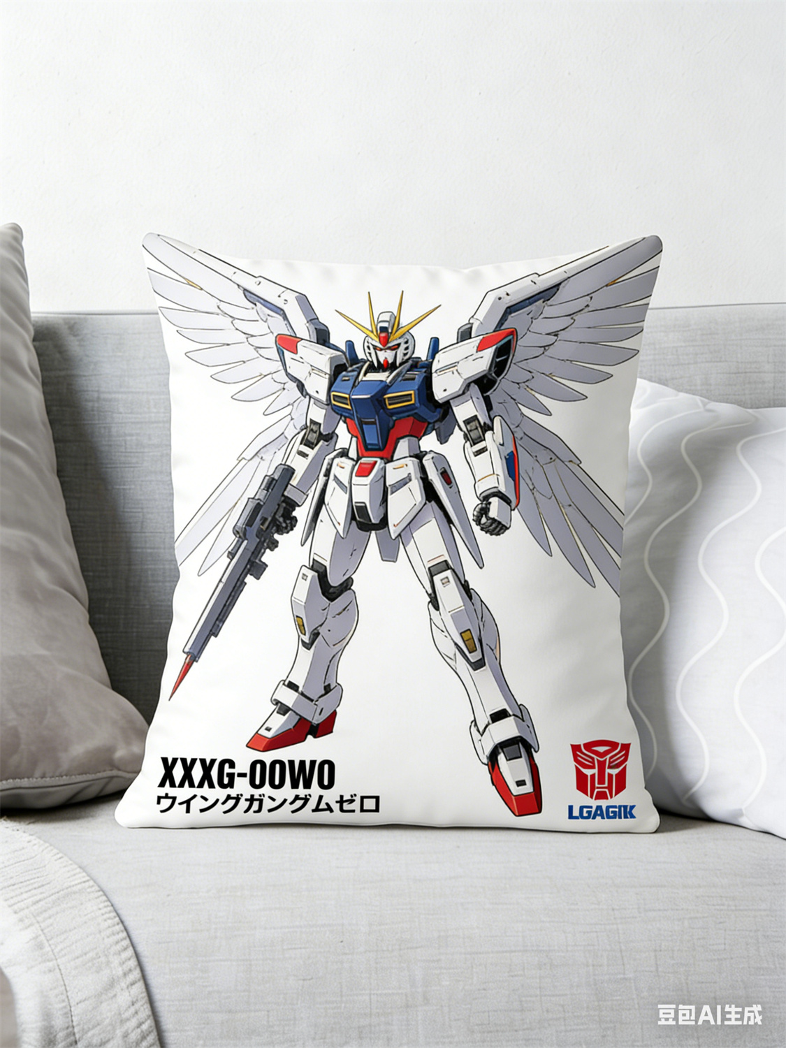 Home Decor Enthusiast - Gundam Pillow, Mecha Fan Favorite Wing