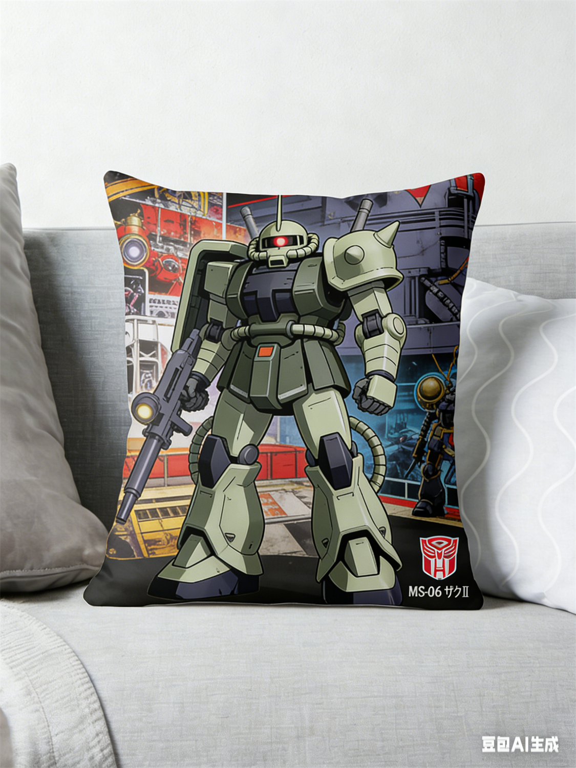 Home Decor Enthusiast - Gundam Pillow, Mecha Fan Favorite Wing