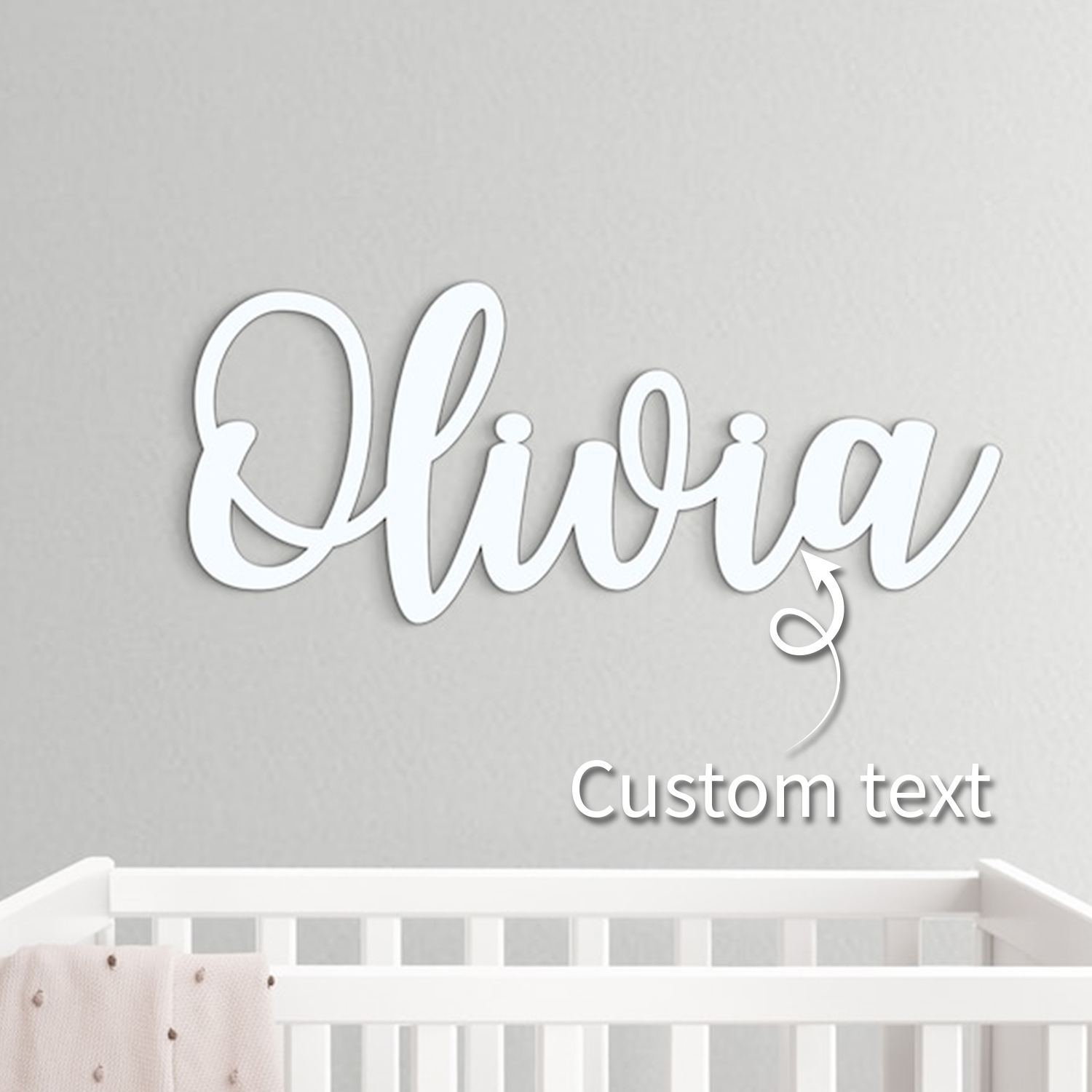 Home Decor For Birthday - 1pc Custom Wooden Name Sign,Customized Gifts,Decorative