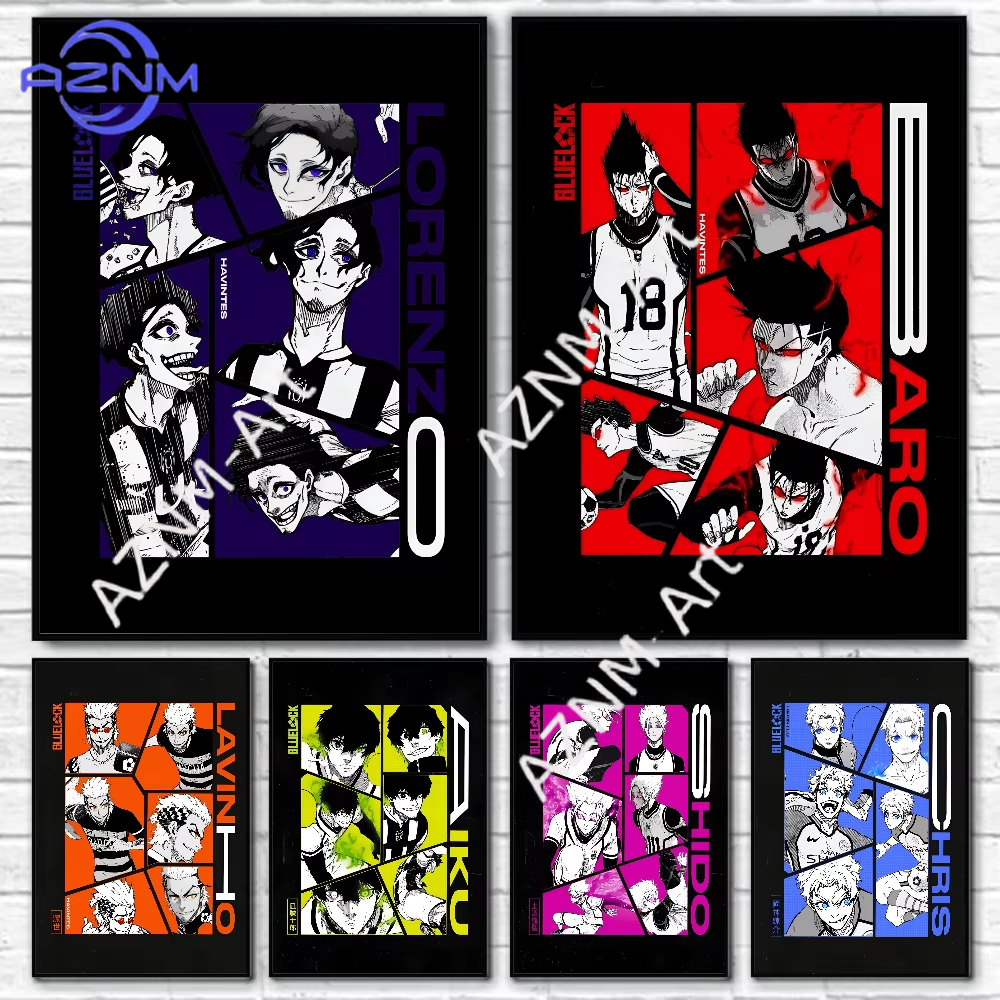 Home Decor Scrap - Anime Blue Lock Poster Poster Paper
