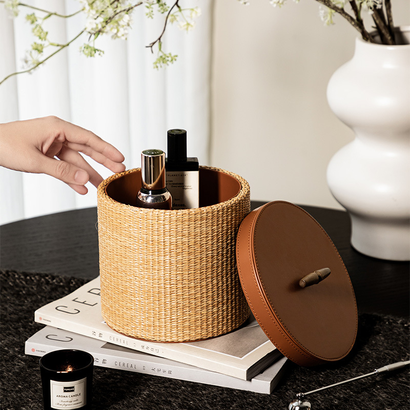 Home Decor Retro - Retro rattan storage box Home living