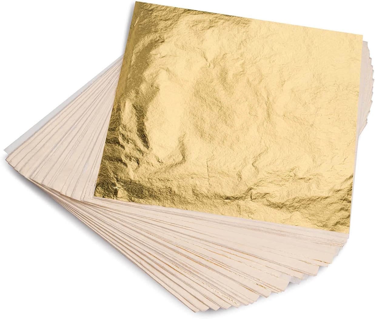 Home Decor Gold - 100 Gold Leaf Sheets 14x14 cm