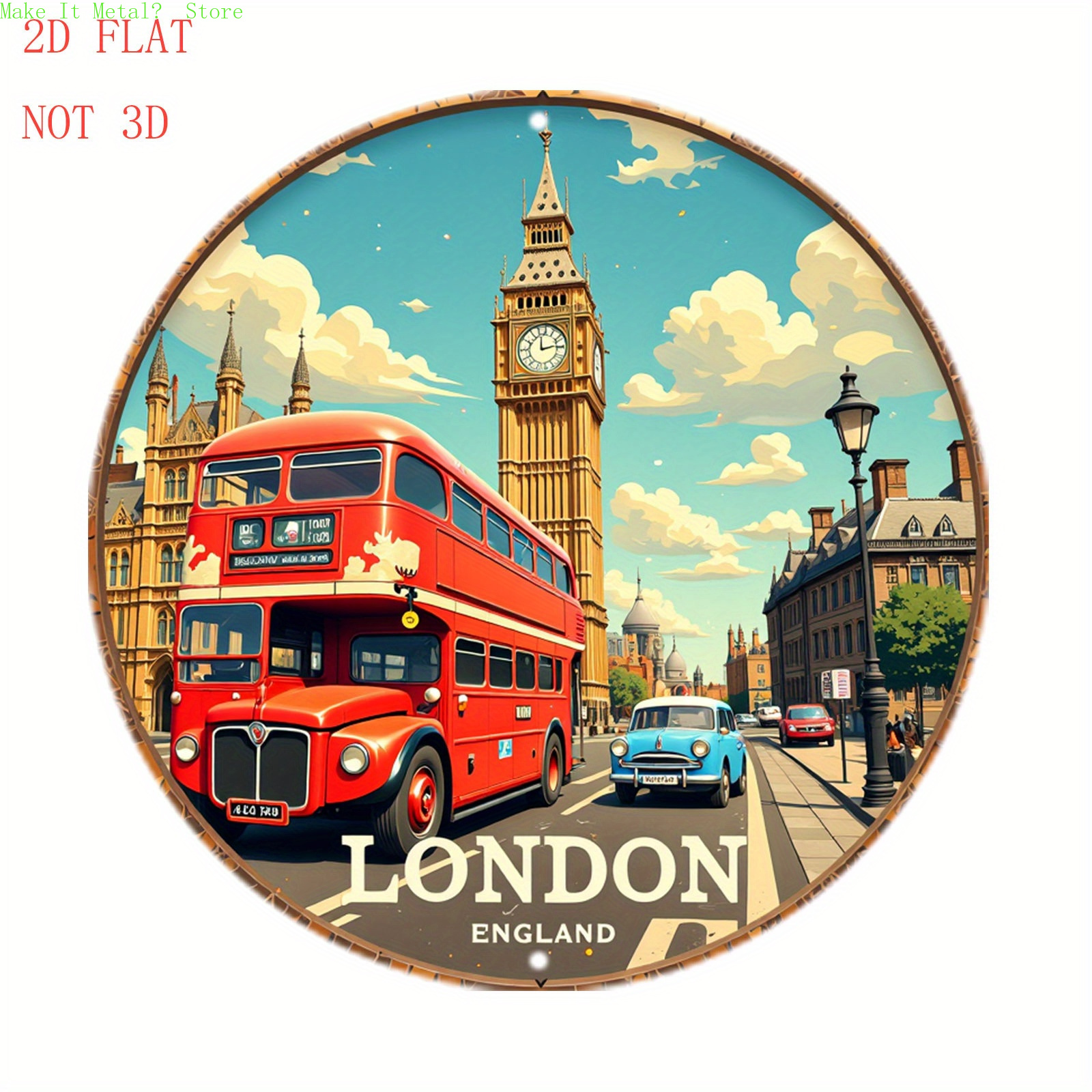 Home Decor Enthusiast - London England Red Double Decker Bus