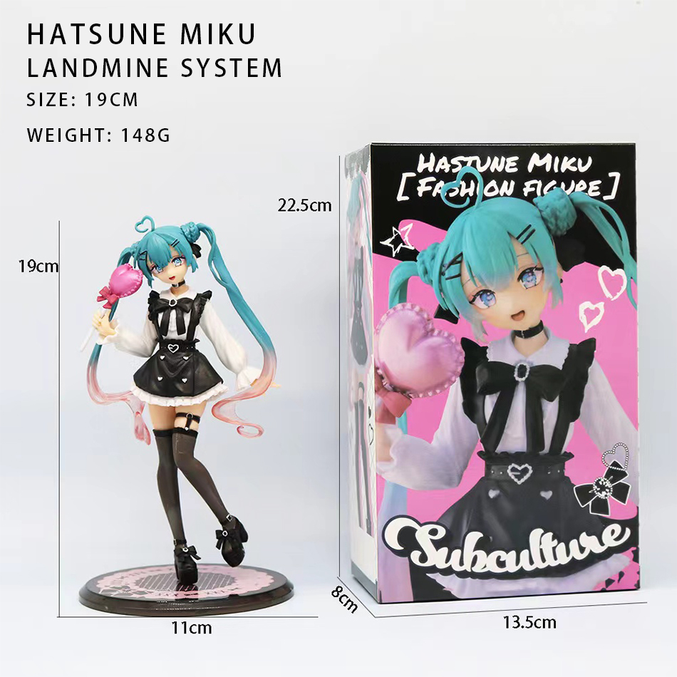 Home Decor Online - 19cm Sexy Girl Hatsune Miku Anime
