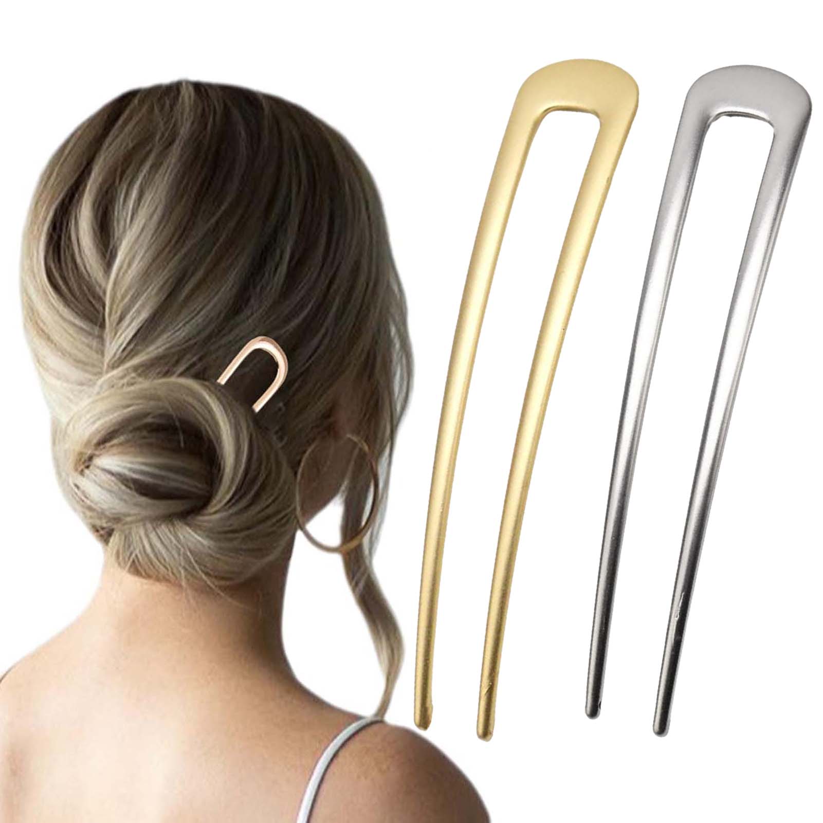French U Shaped Hair Pins Vint - đánh giá và giá Home Decor Gold