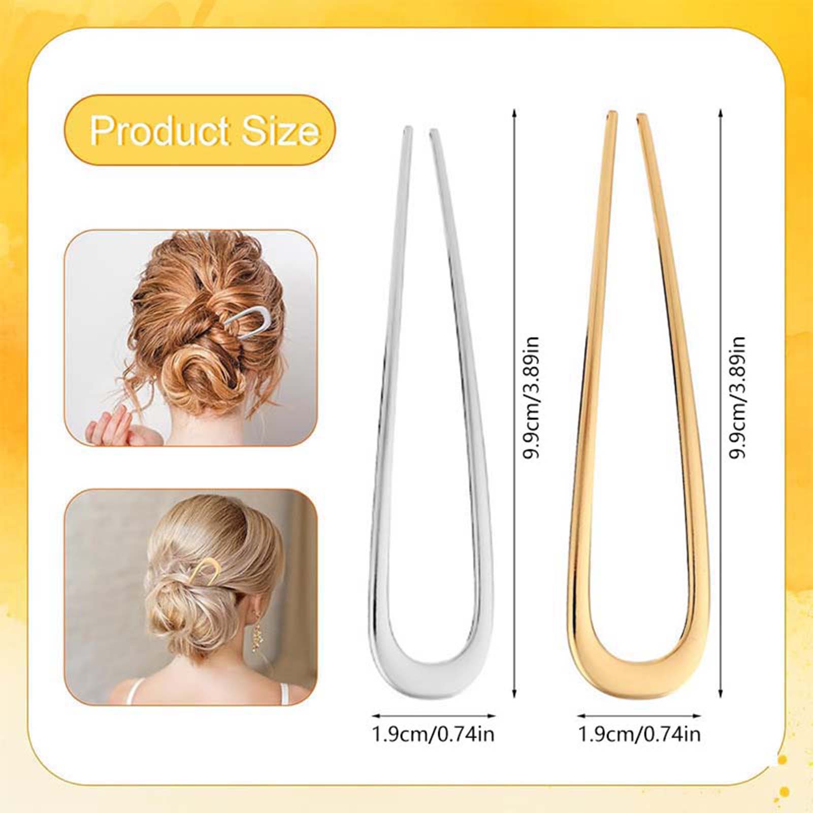 French U Shaped Hair Pins Vint - đánh giá và giá Home Decor Gold