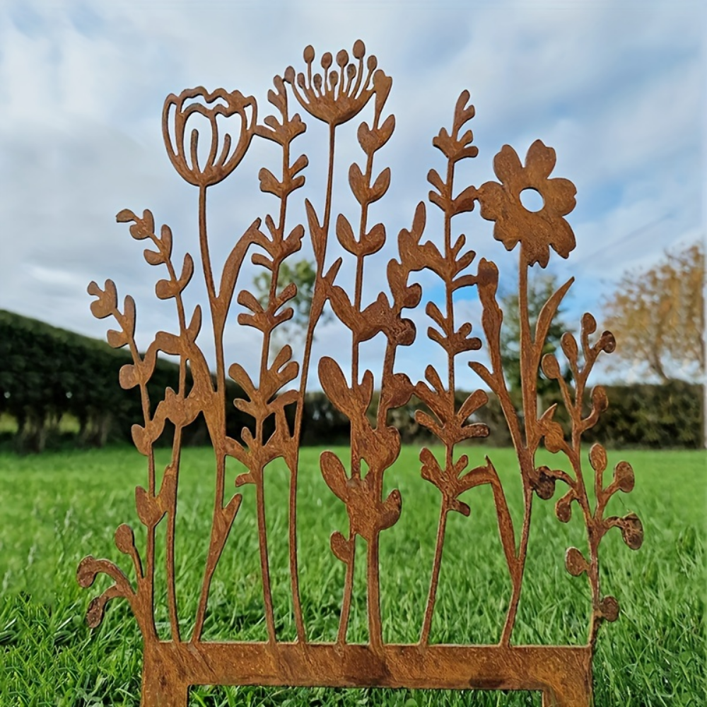 Rustic Metal Wildflower Garden - đánh giá và giá Home Decor Enthusiast