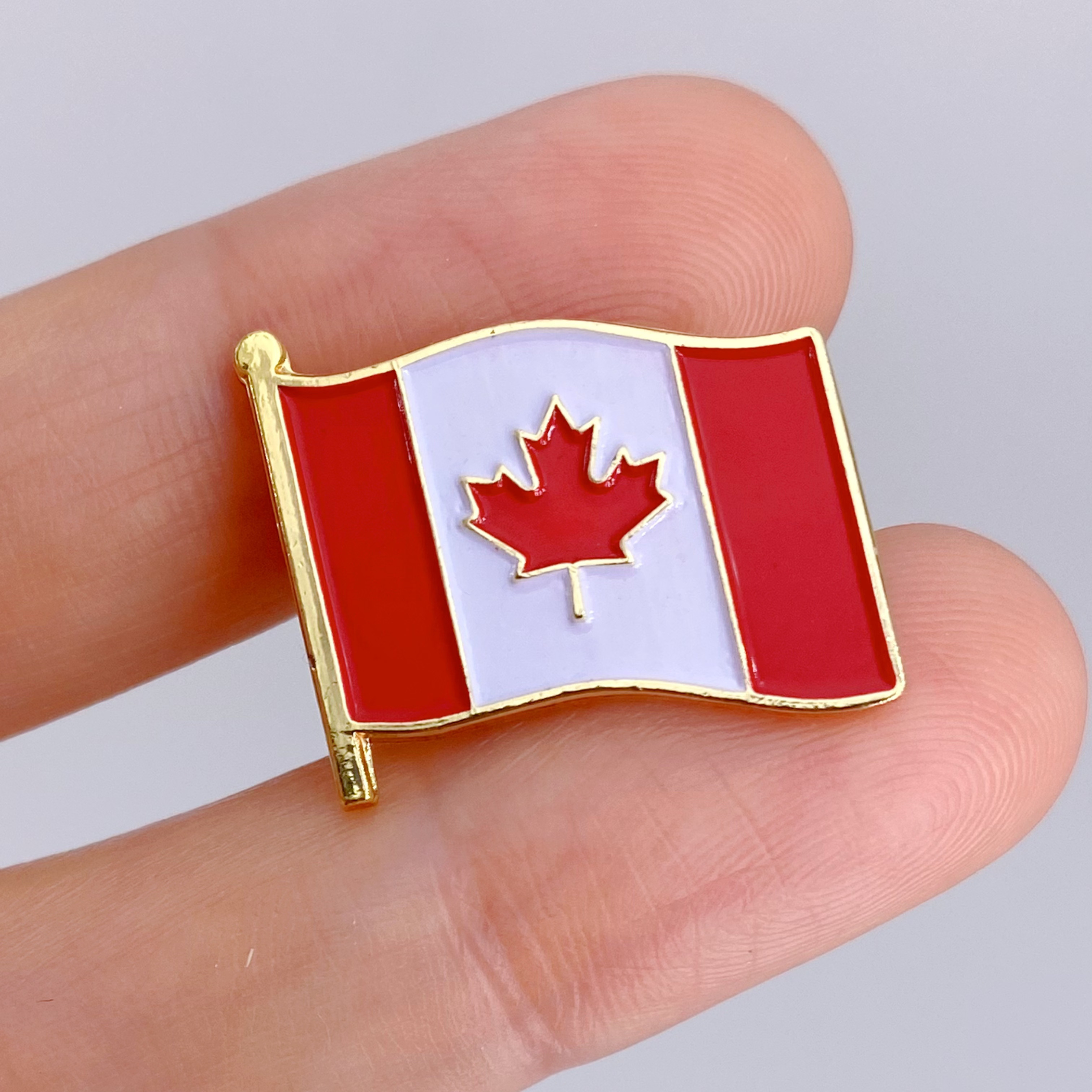 Enamel Canada Flag Lapel Pin - - đánh giá và giá Home Decor Canada