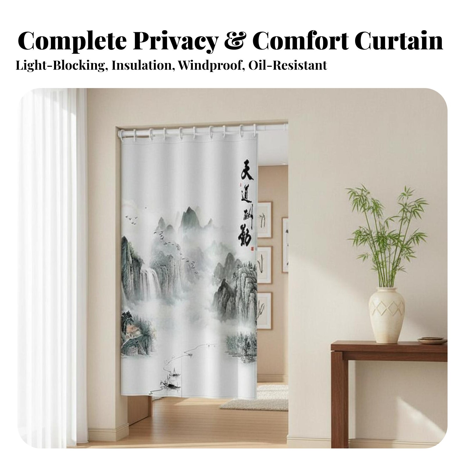 Chinese Landscape Noren No-Dri - đánh giá và giá Room Divider Screen