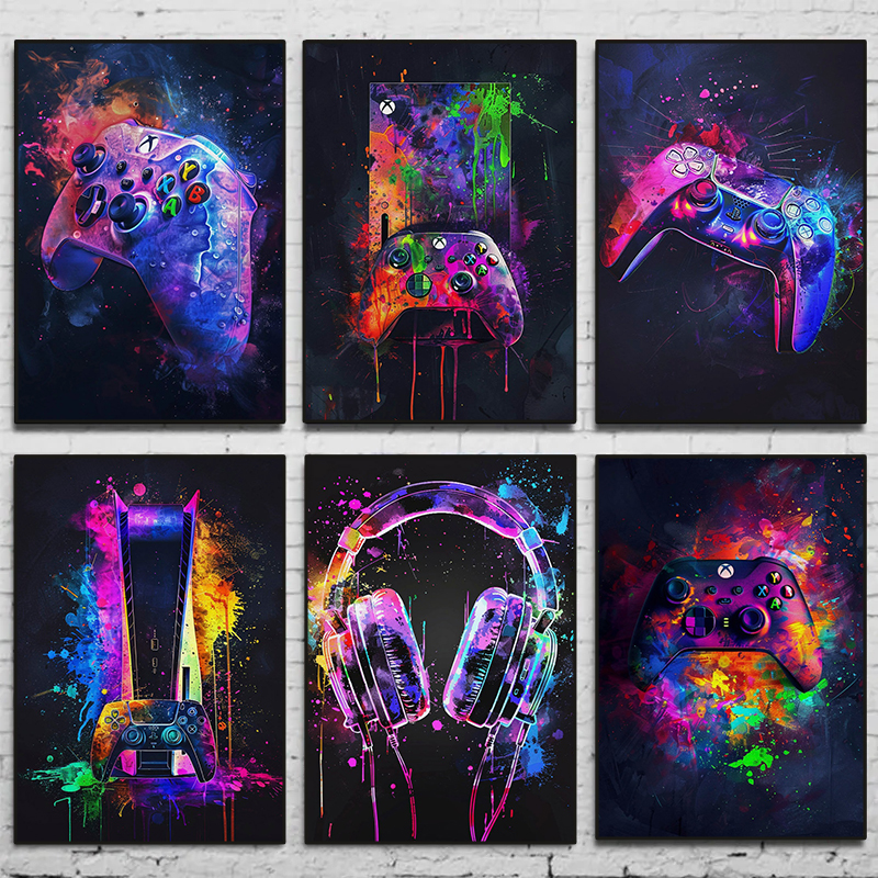 Retro Color XBOX Gamepad Heads - đánh giá và giá Home Decor Xbox Games