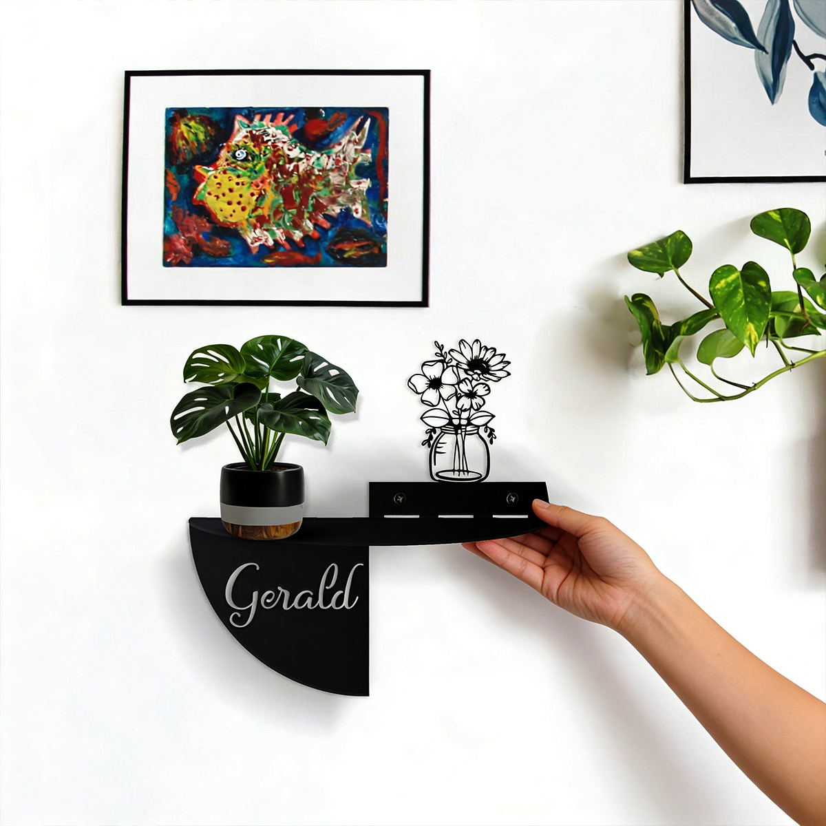 Custom Name Rural style flower - đánh giá và giá Home Decor For Birthday