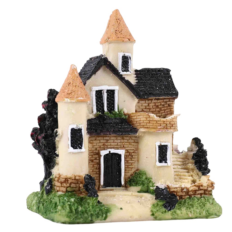 Cute Mini Resin House Miniatur - đánh giá và giá Home Decoration
