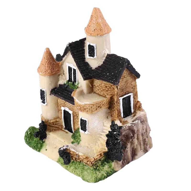 Cute Mini Resin House Miniatur - đánh giá và giá Home Decoration