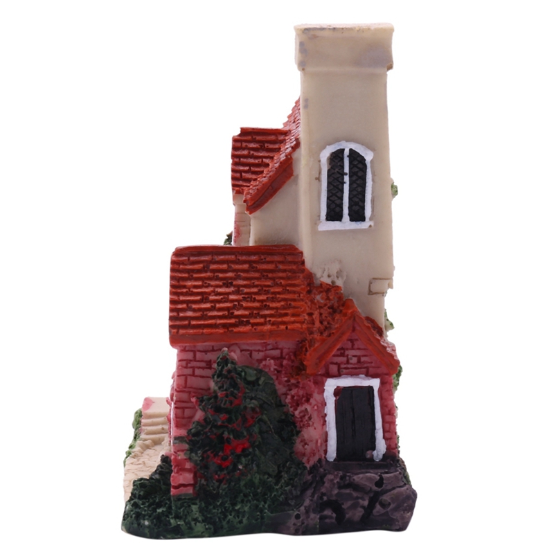 Cute Mini Resin House Miniatur - đánh giá và giá Home Decoration