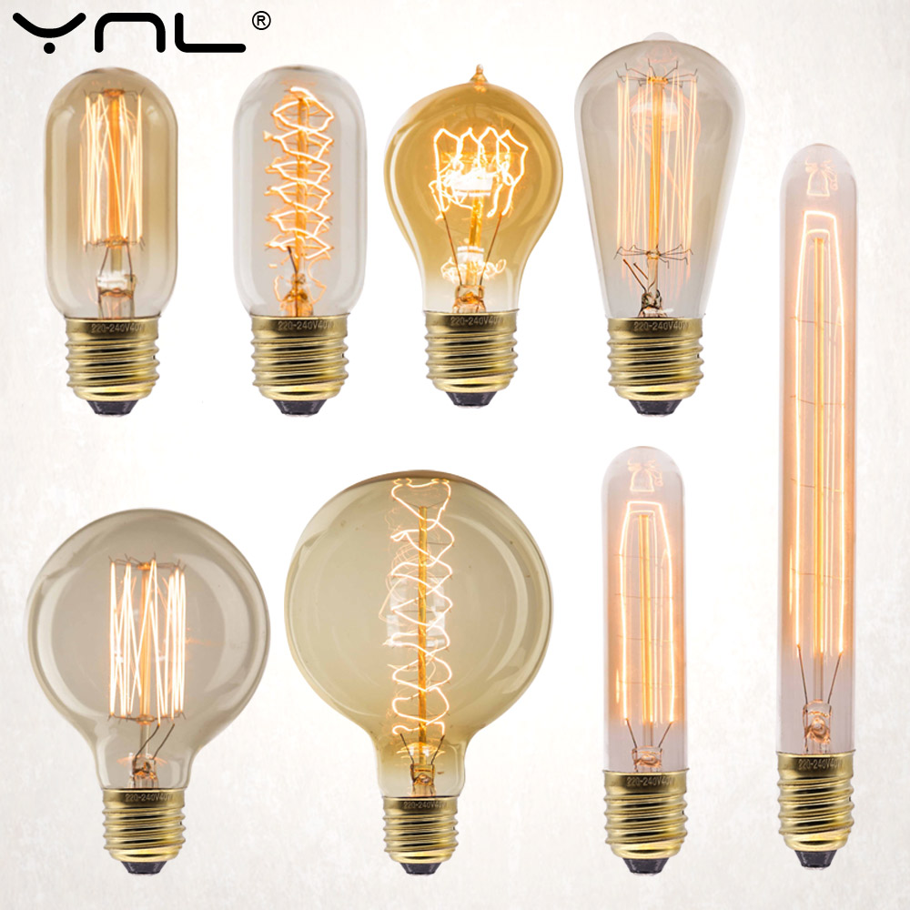 E27 Retro Edison Bulb 220V 40W - đánh giá và giá Home Decor Living