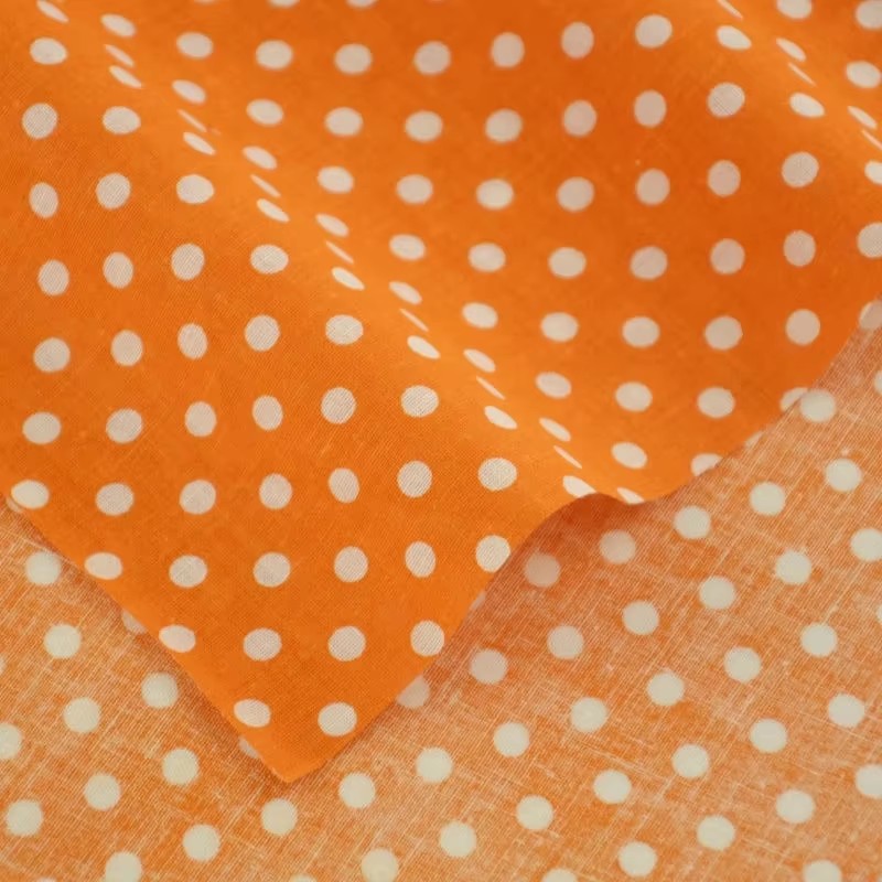 50X150CM White Orange Polka Do - đánh giá và giá Home Decor Scrap