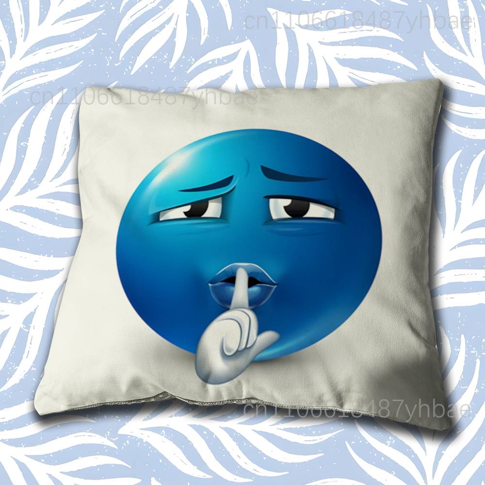 B-Blue Emoji Funny Pillow Case - đánh giá và giá Home Decor Emoji