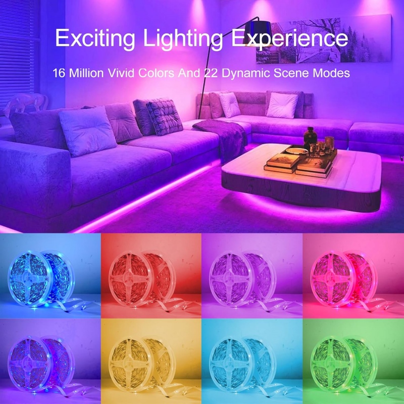 1-20m RGB LED Strip Lights 5V  - đánh giá và giá Home Decor App Free