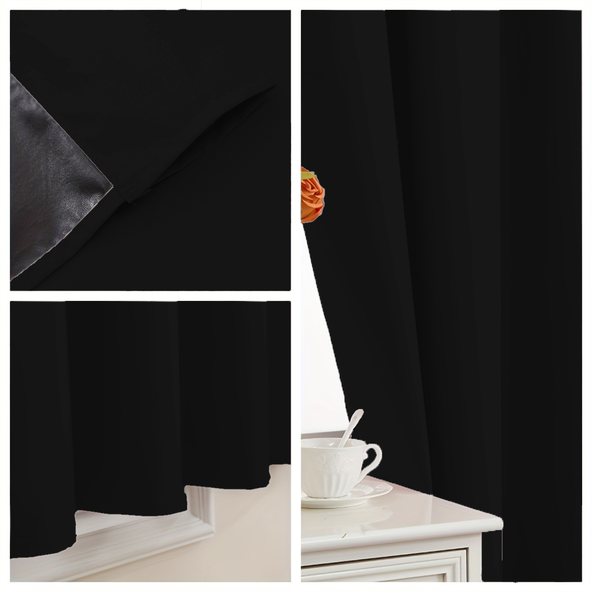 1 Piece of Simple Solid Color  - đánh giá và giá Home Decor Curtains