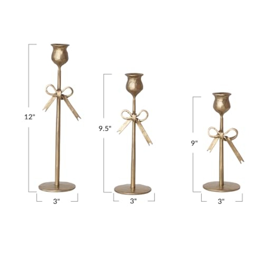 3-Piece Hand-Forged Bow Shaped - đánh giá và giá Home Decor Gold