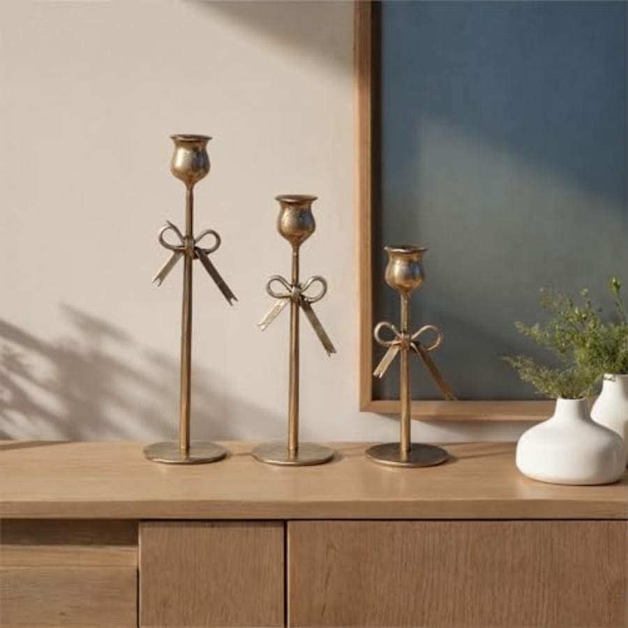 3-Piece Hand-Forged Bow Shaped - đánh giá và giá Home Decor Gold
