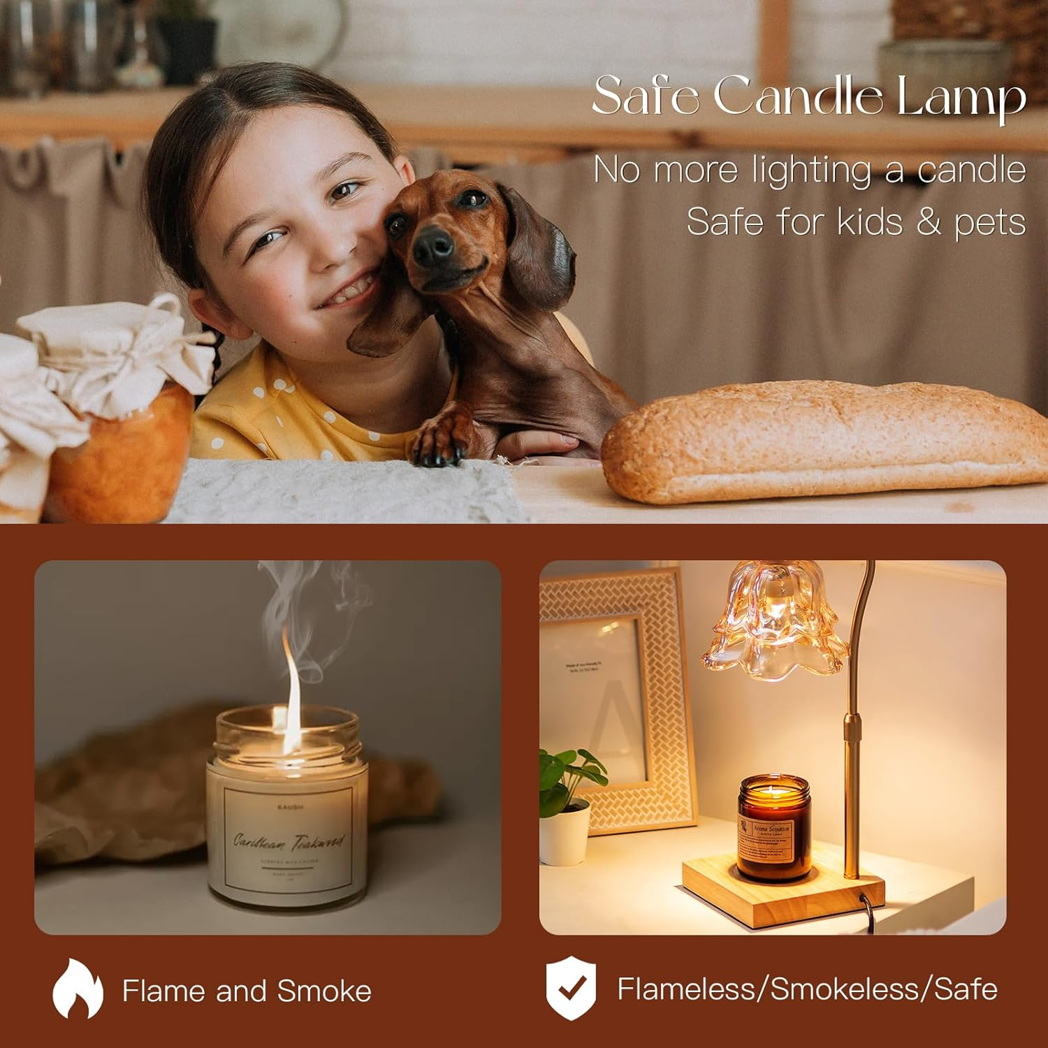 Candle Warmer Lamp with Timer: - đánh giá và giá Home Decor Gold