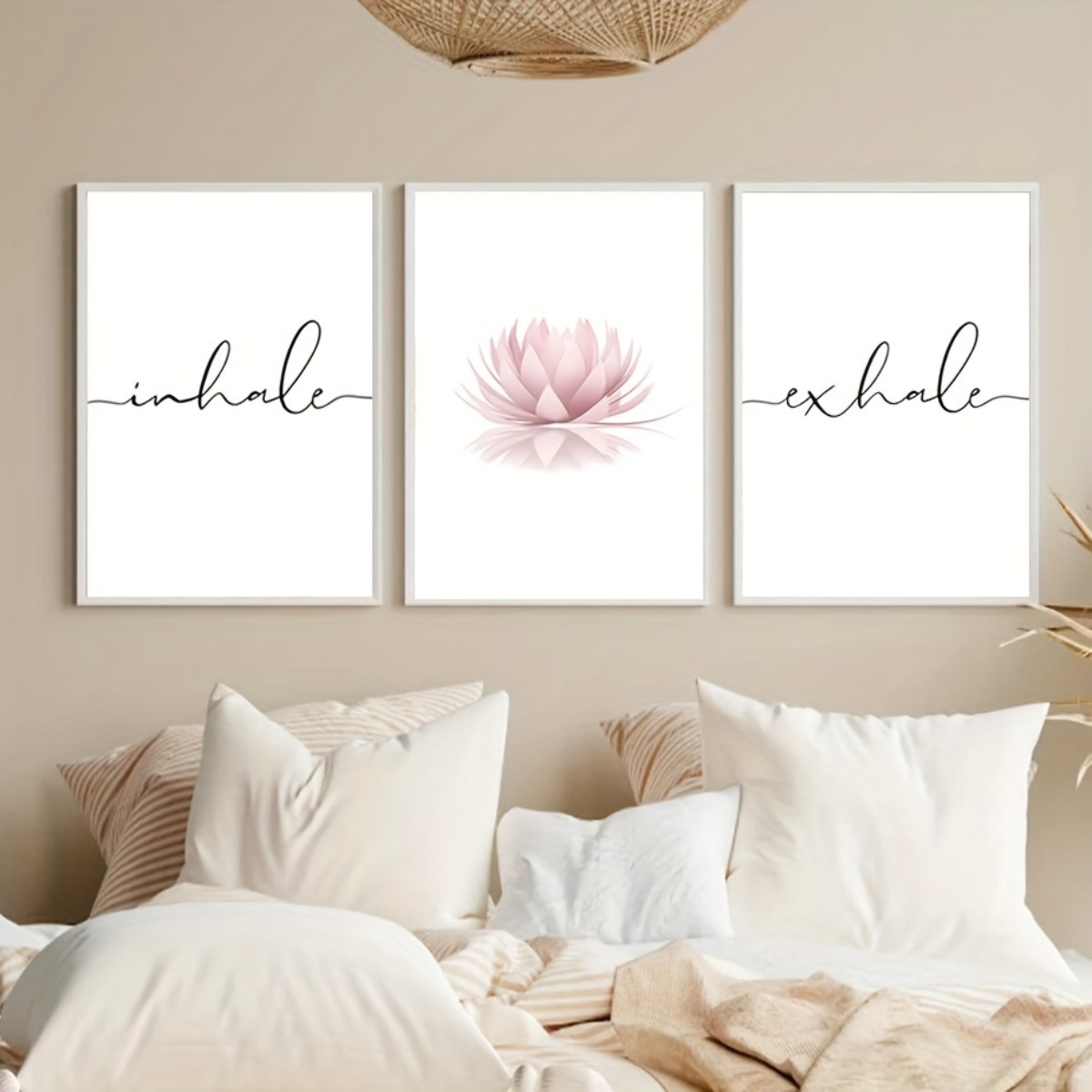 3pcs/set Inhale Exhale Zen Abs - đánh giá và giá Home Decor Zen
