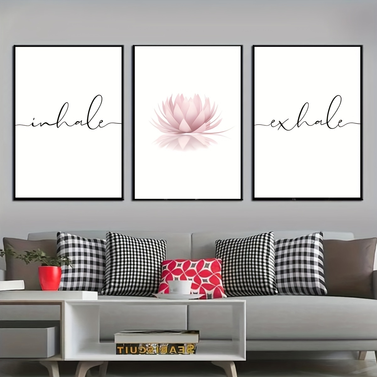 3pcs/set Inhale Exhale Zen Abs - đánh giá và giá Home Decor Zen