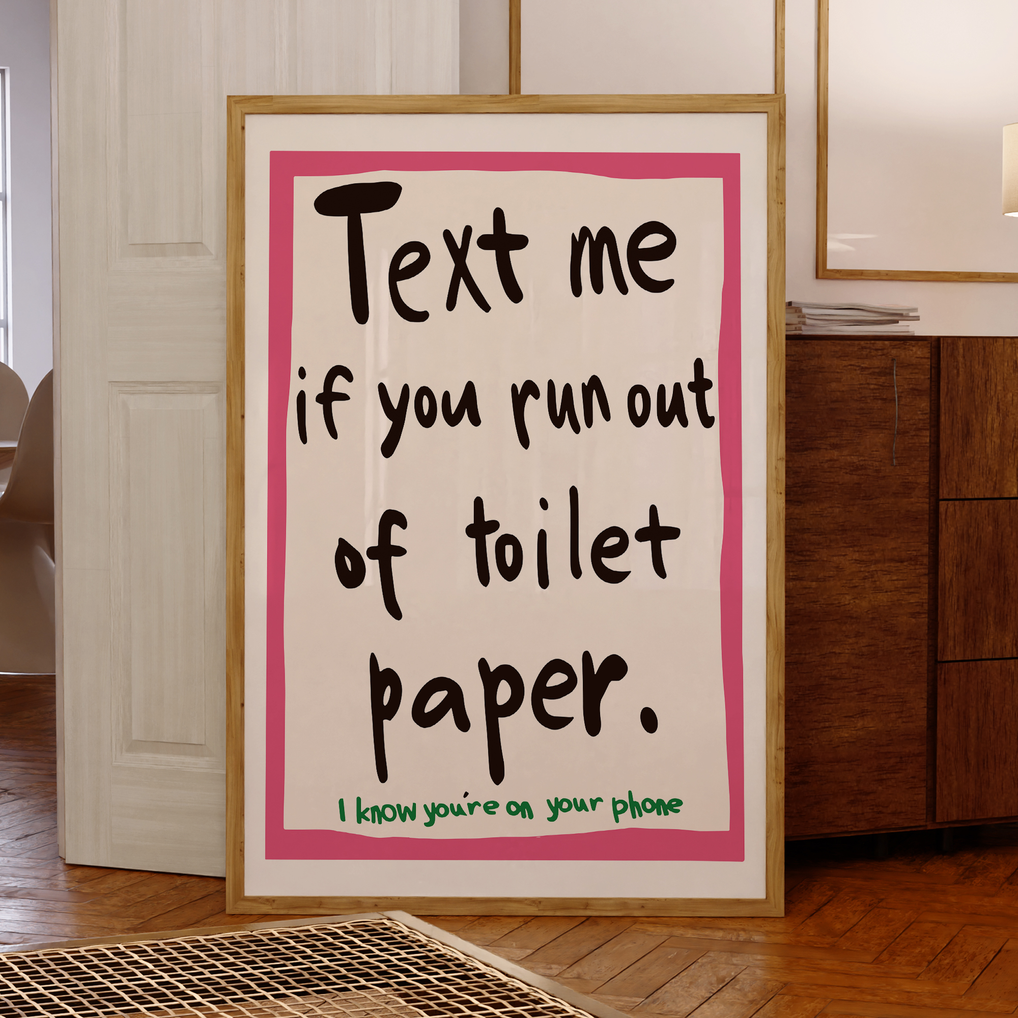 Modern Text Me If You Run Out  - đánh giá và giá Home Decor Scrap