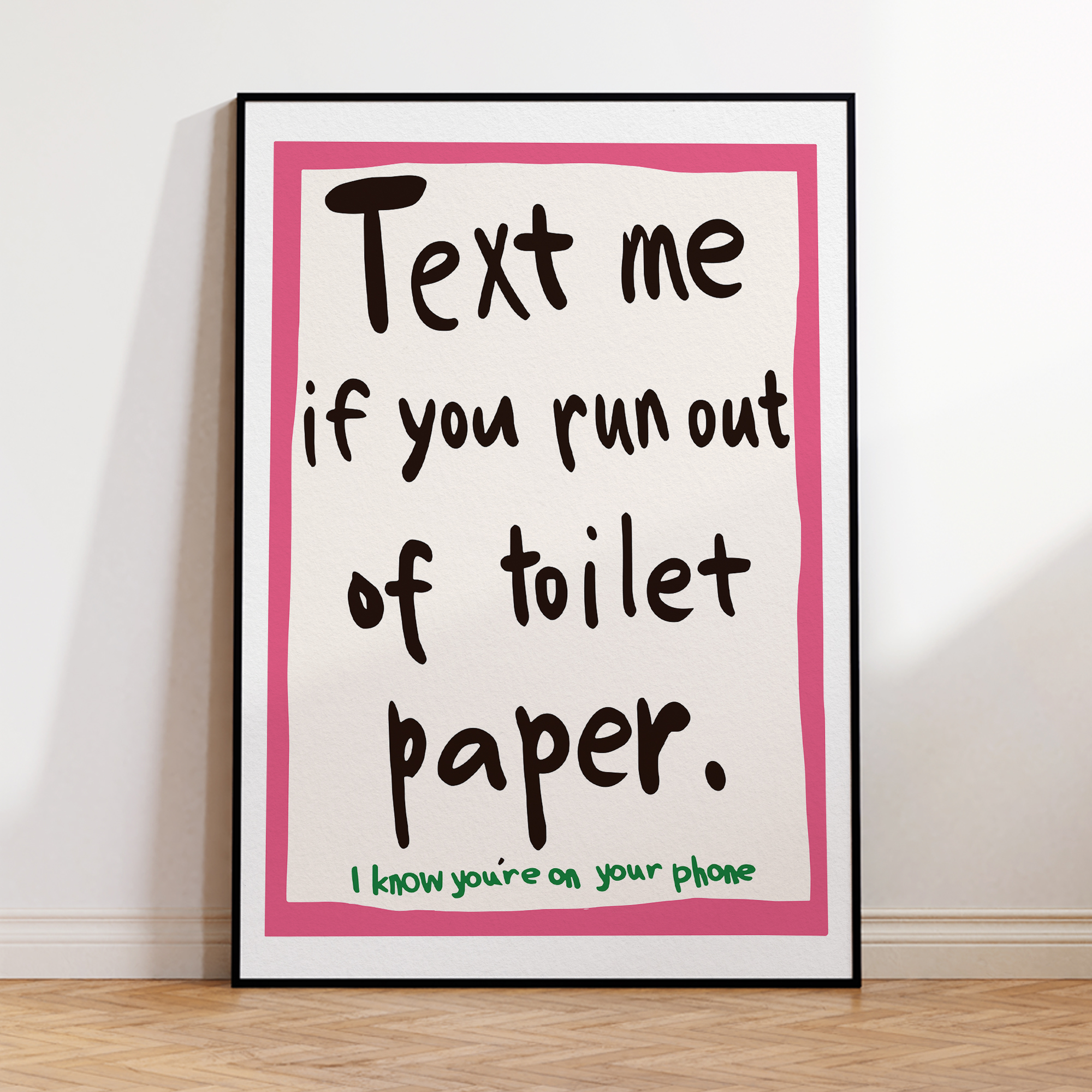 Modern Text Me If You Run Out  - đánh giá và giá Home Decor Scrap
