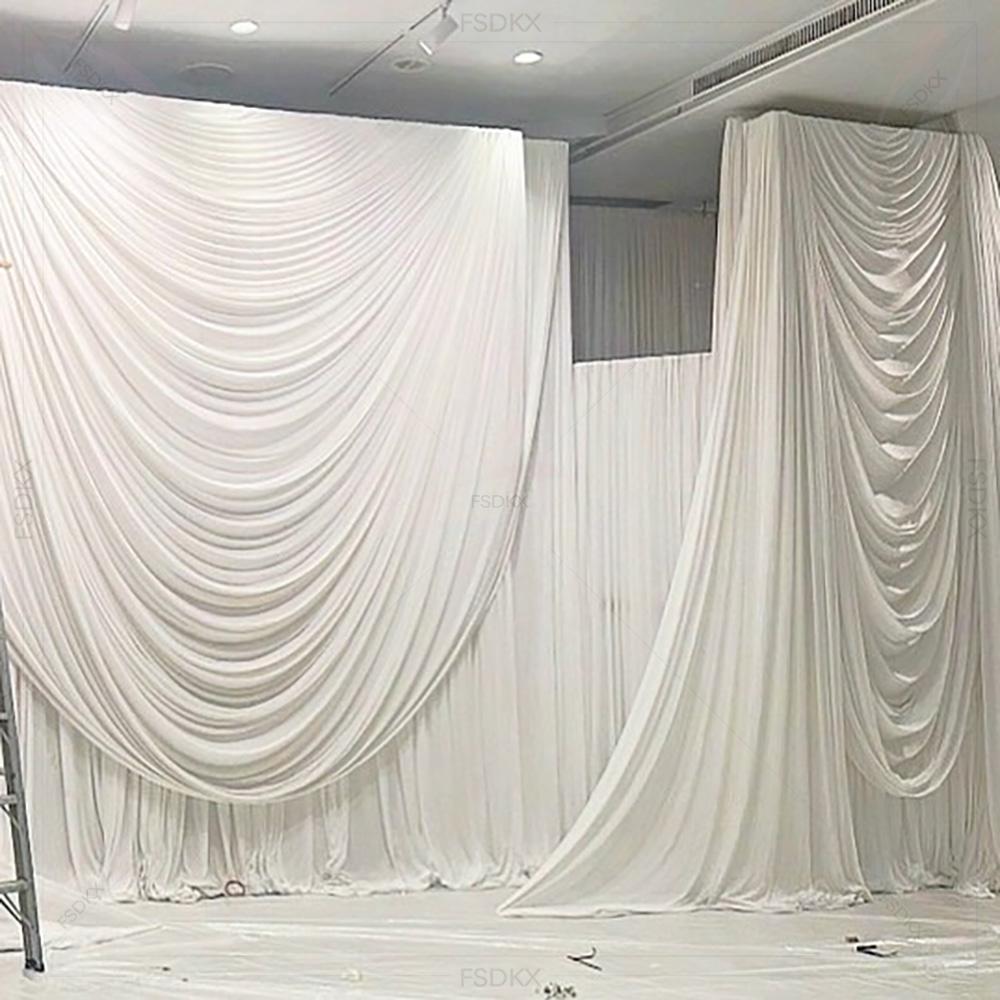 FSDKX Cheap White Ice Silk Clo - đánh giá và giá Home Decor Curtains