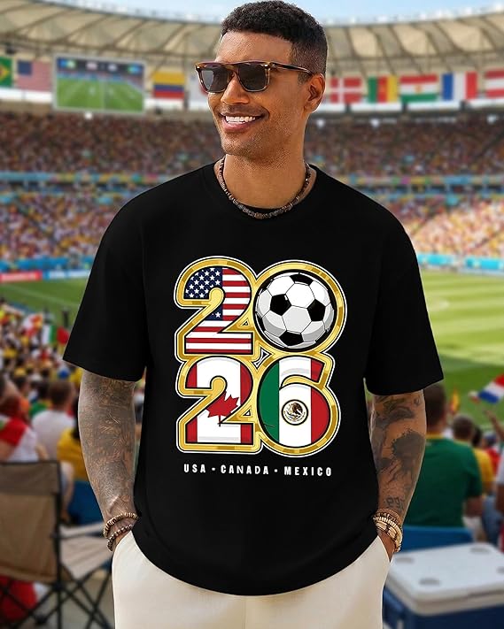 2026 Soccer Fan T-Shirt Men US - đánh giá và giá Home Decor Canada
