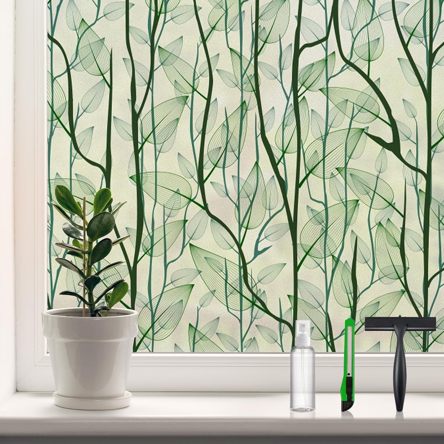 Decorative Stained Glass Windo - đánh giá và giá Home Decoration