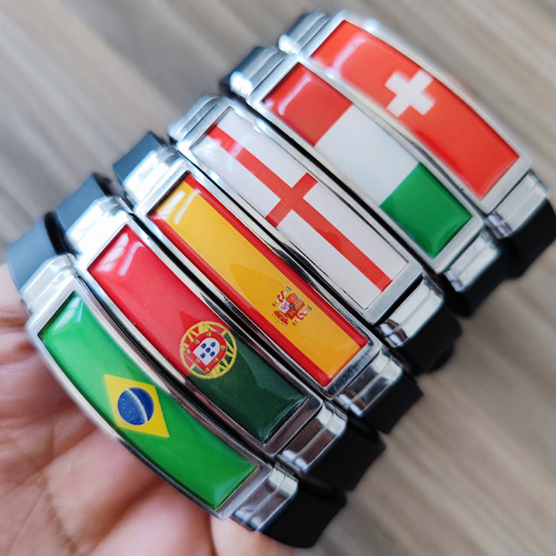 Spain Flag Leather Bracelet Fr - đánh giá và giá Home Decor Canada