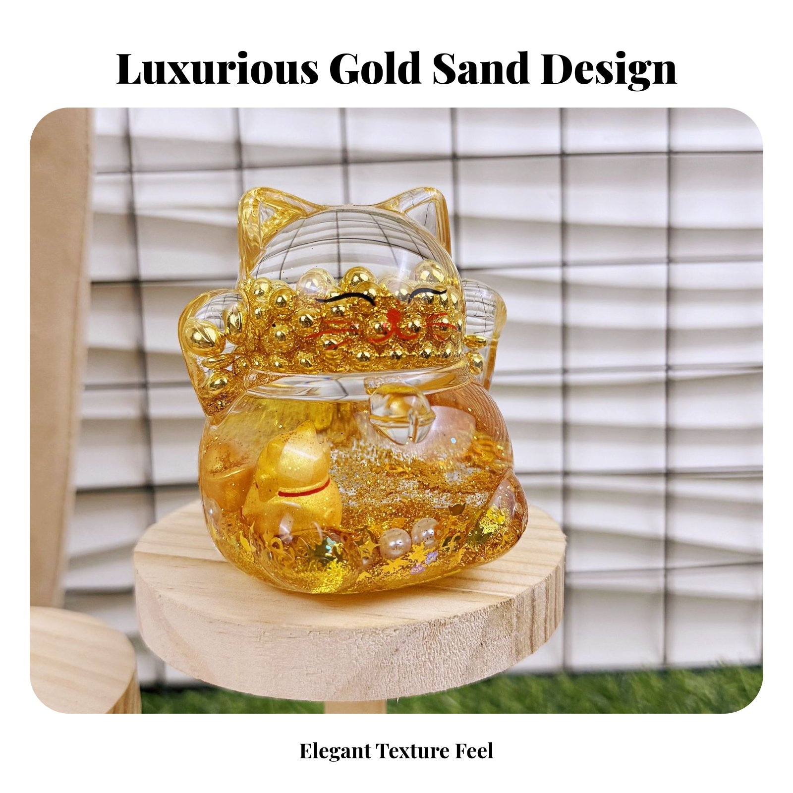 Fortune Cat Decoration, Flashi - đánh giá và giá Home Decor Gold