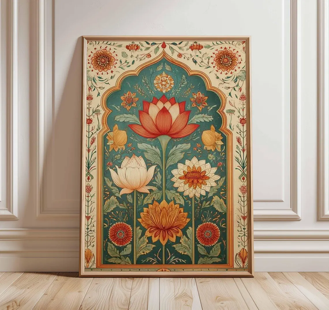 Lotus Flower Wall Art Poster,  - đánh giá và giá Home Decor Zen