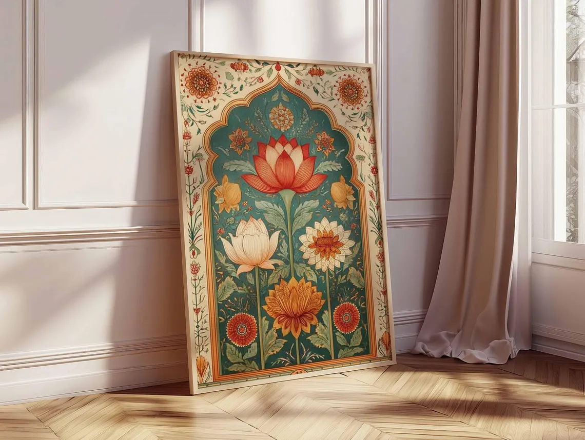 Lotus Flower Wall Art Poster,  - đánh giá và giá Home Decor Zen