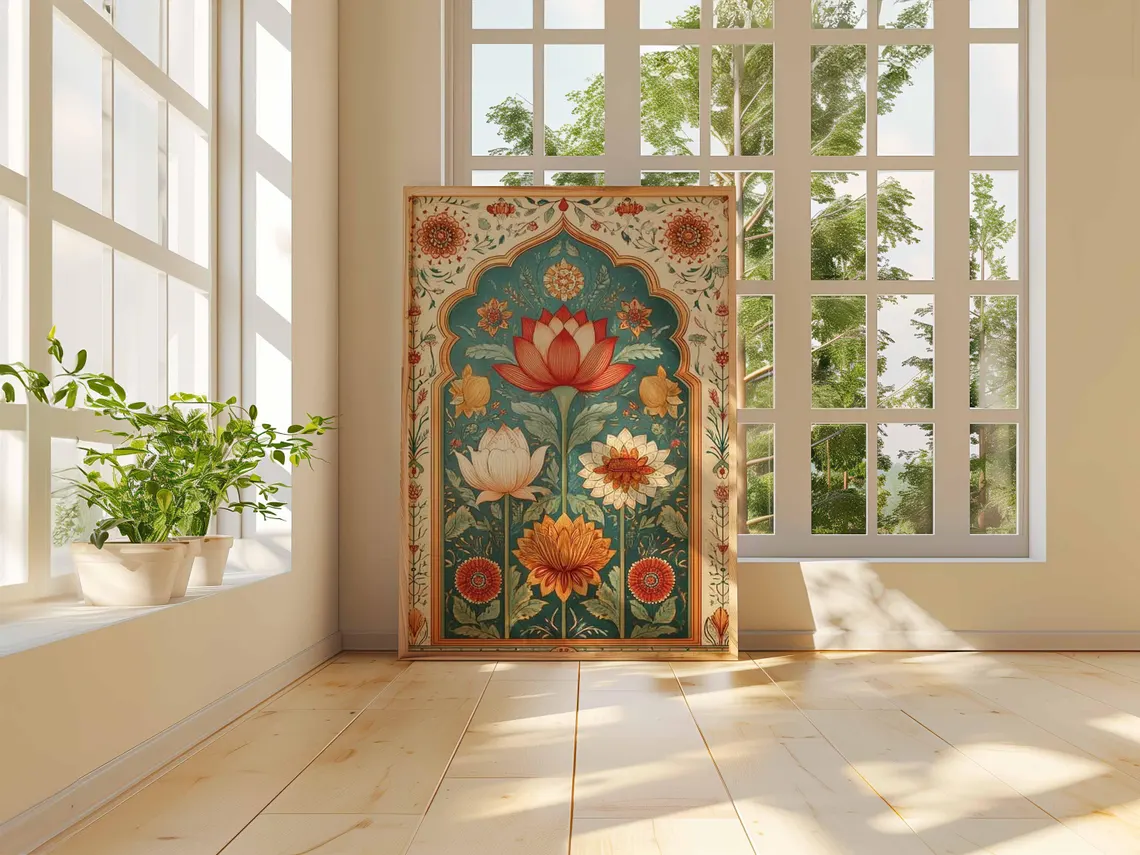 Lotus Flower Wall Art Poster,  - đánh giá và giá Home Decor Zen