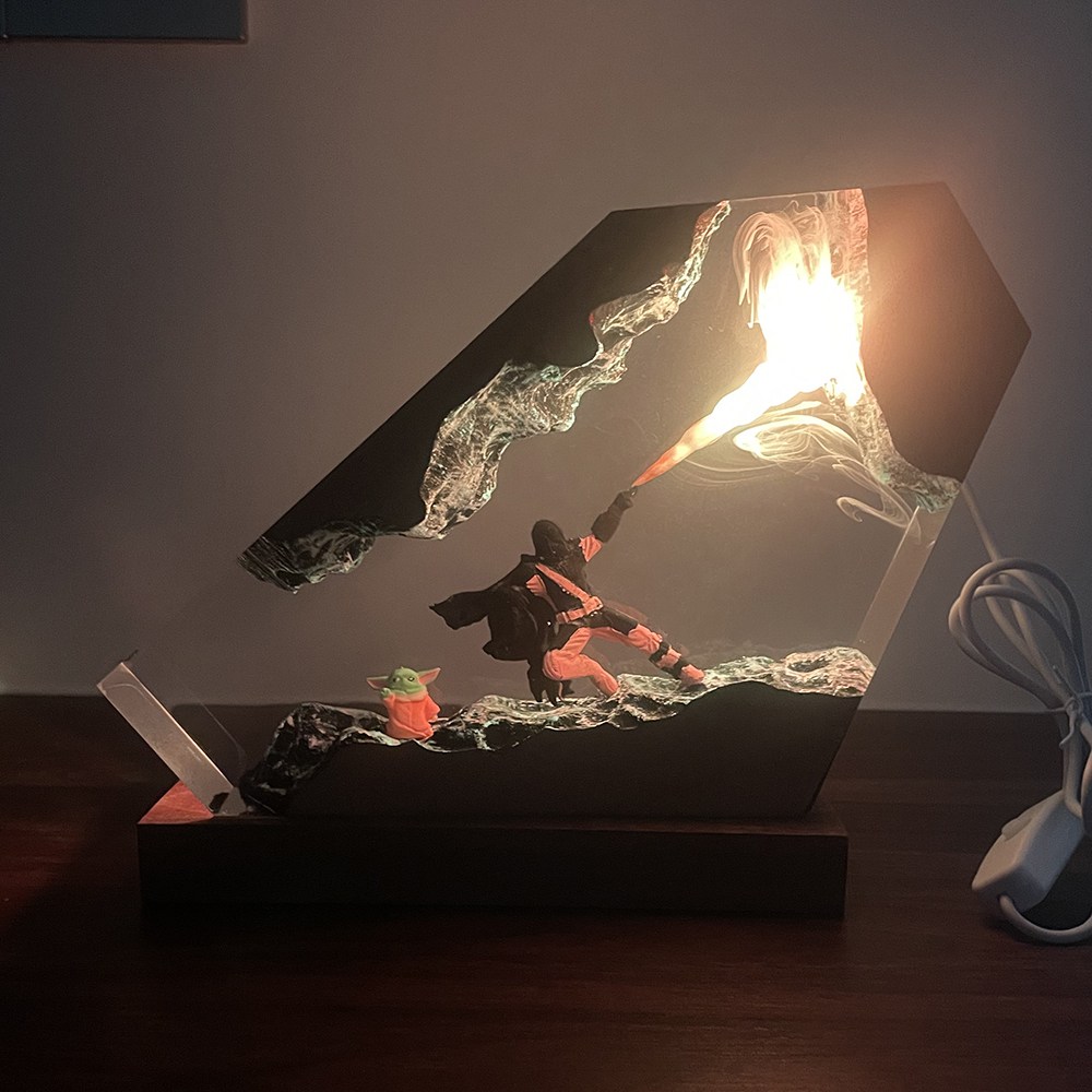 Table Resin Lamp Sci-fi Figure - đánh giá và giá Home Decor Zen