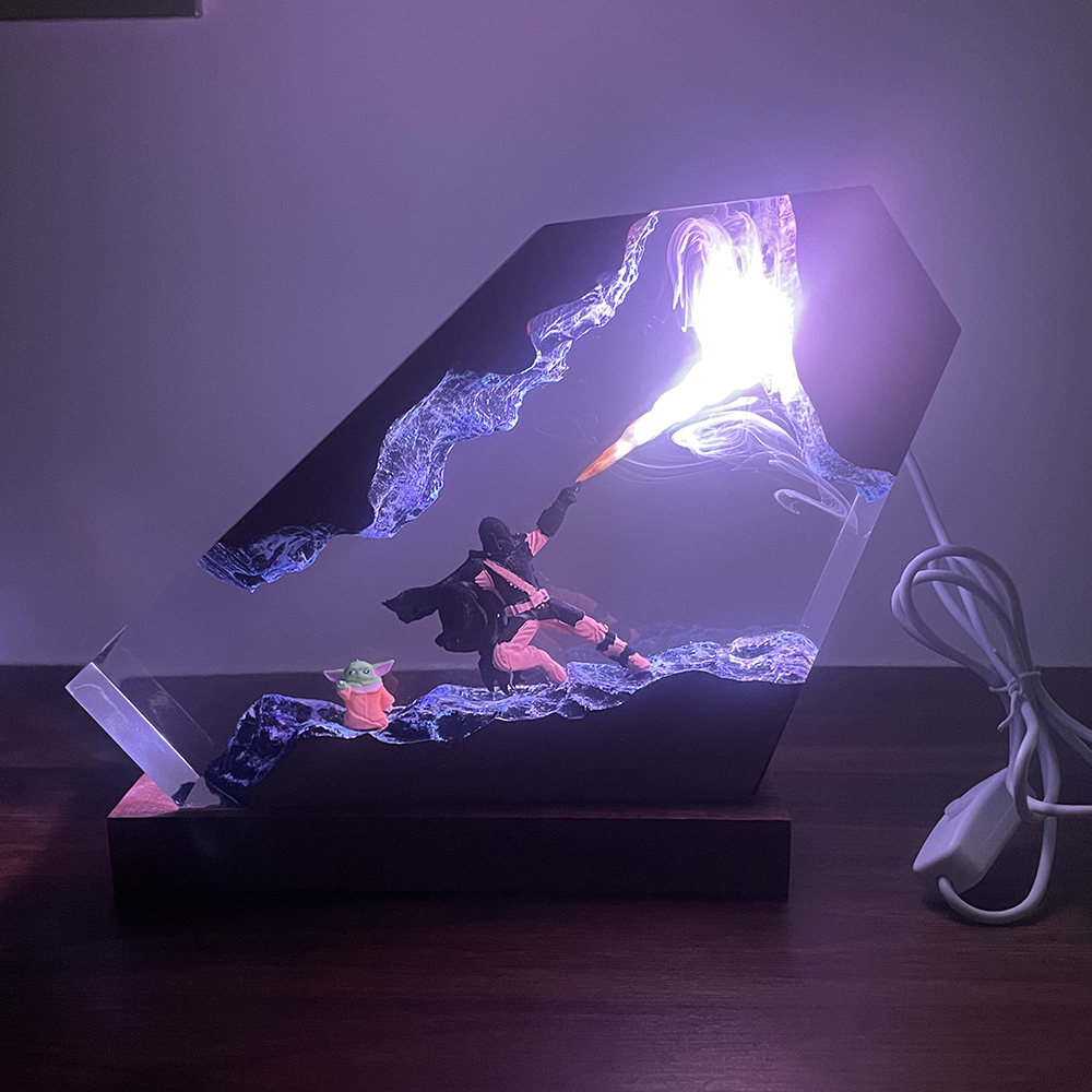 Table Resin Lamp Sci-fi Figure - đánh giá và giá Home Decor Zen