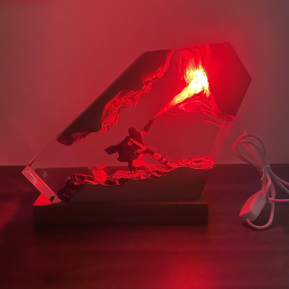 Table Resin Lamp Sci-fi Figure - đánh giá và giá Home Decor Zen