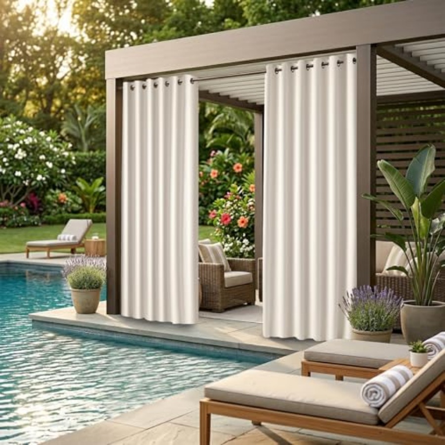 Waterproof Outdoor Curtain W84 - đánh giá và giá Home Decor Curtains
