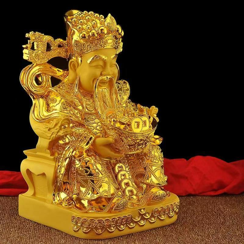 Feng Shui Gold God of Wealth L - đánh giá và giá Home Decor Gold