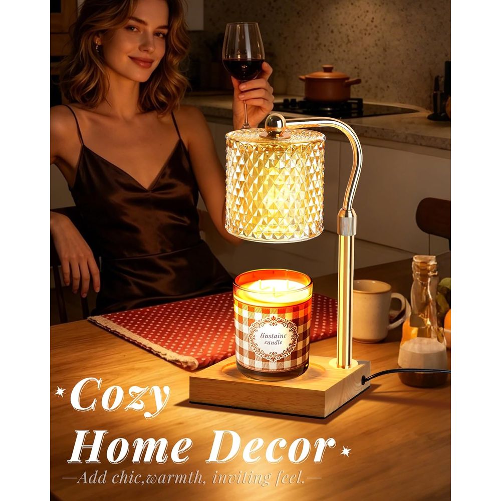 Adjustable Height Candle Warme - đánh giá và giá Home Decor Gold