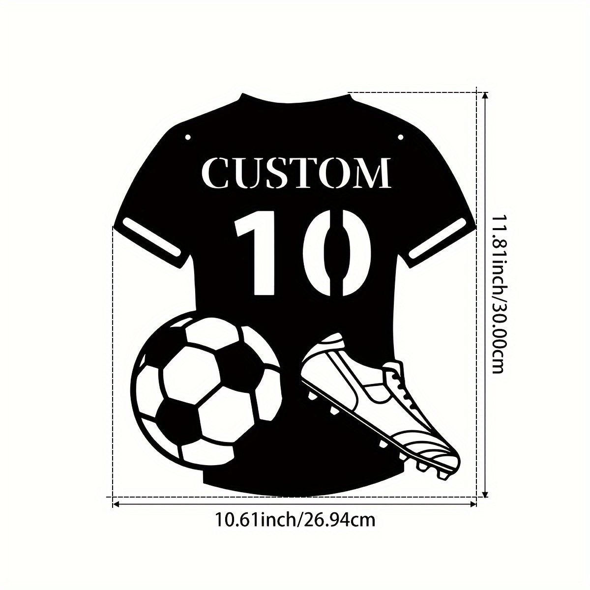 Custom Metal Soccer Jersey Sig - đánh giá và giá Home Decor Living Room