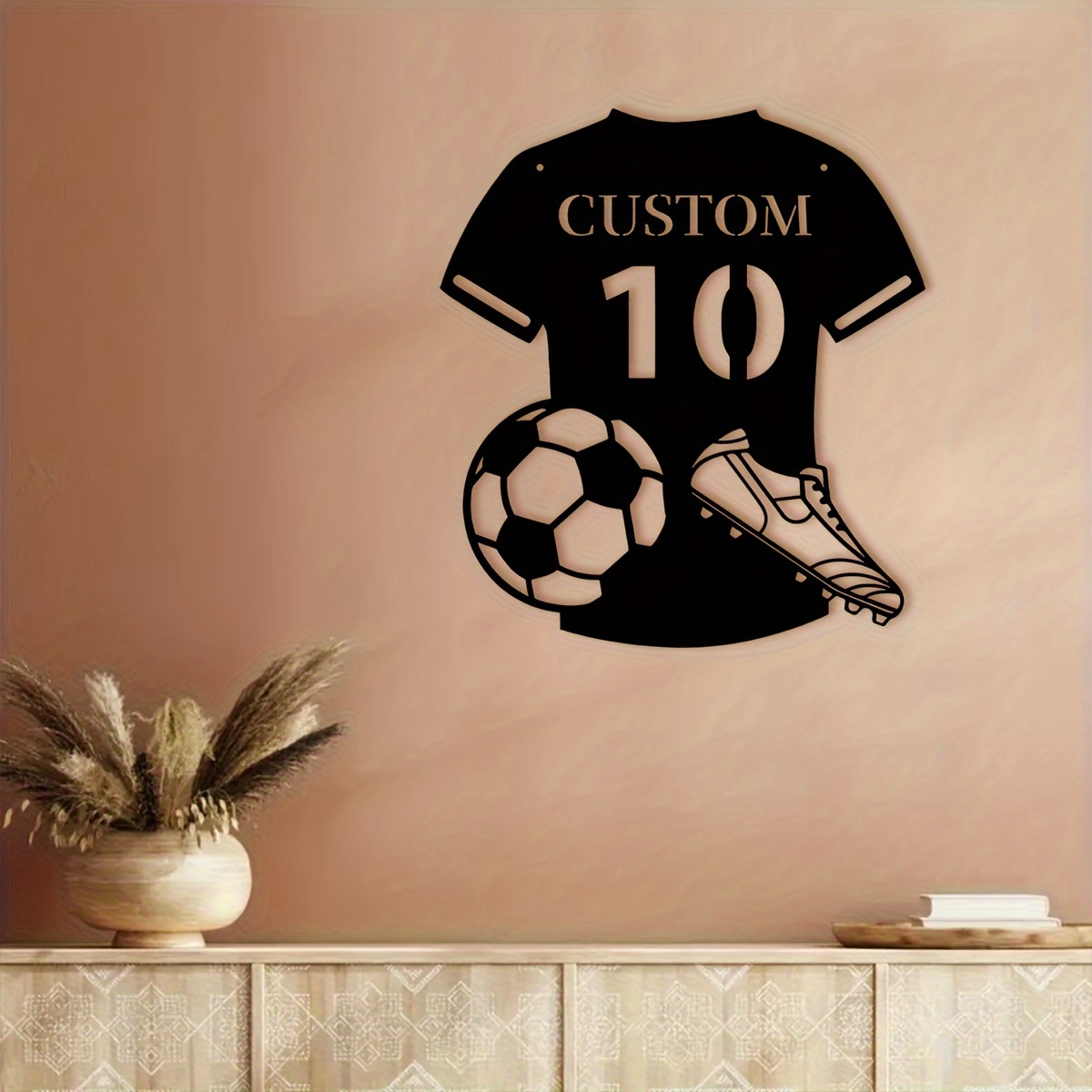 Custom Metal Soccer Jersey Sig - đánh giá và giá Home Decor Living Room