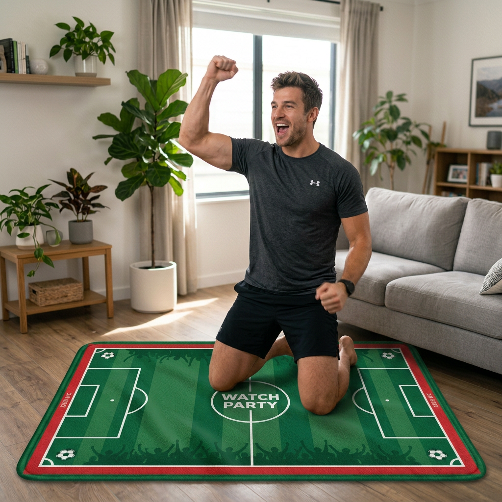 Football Field Pattern floor m - đánh giá và giá Home Decor Living Room
