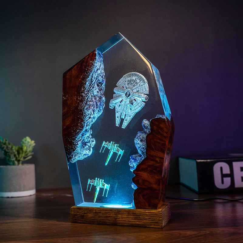 Table Resin Lamp Universe War  - đánh giá và giá Home Decor For Birthday